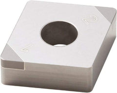 Seco - CNGA432 L1-B Grade CBN200 PCBN Turning Insert - Uncoated, 80° Diamond, 1/2" Inscr Circle, 3/16" Thick, 1/32" Corner Radius - A1 Tooling