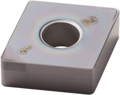 Seco - CNGM432 WZ Grade CBN060K PCBN Turning Insert - TiSiAlN Finish, 80° Diamond, 1/2" Inscr Circle, 3/16" Thick, 1/32" Corner Radius - A1 Tooling