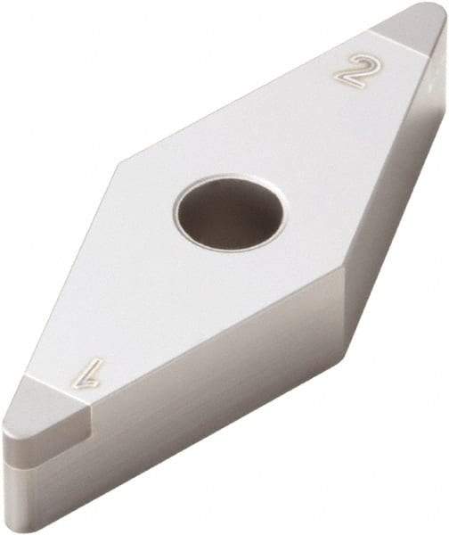 Seco - VNGA331 Grade CBN010 PCBN Turning Insert - Uncoated, 35° Diamond, 3/8" Inscr Circle, 3/16" Thick, 1/64" Corner Radius - A1 Tooling