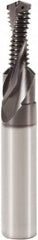 Seco - M8x1.20 Metric Coarse, 0.254" Cutting Diam, 2 Flute, Solid Carbide Helical Flute Thread Mill - Internal Thread, 2.913" OAL, 10mm Shank Diam - A1 Tooling