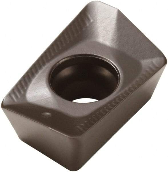 Seco - XOMX120424 ME08 Grade T350M Carbide Milling Insert - TiCN/Al2O3 Finish, 0.163" Thick, 3/32" Corner Radius - A1 Tooling