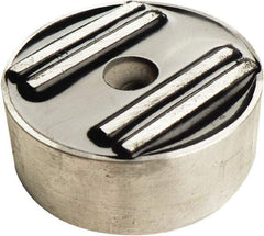 Mag-Mate - 2" Wide x 1" Thick, Center Mount Neodymium Rare Earth Fixture Magnet - 60 Lb Average Holding Capacity, 120 Lb Max Holding Capacity, Aluminum Housing - A1 Tooling