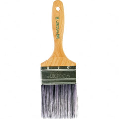 Wooster Brush - 3" Flat Synthetic Wall Brush - 3-7/16" Bristle Length, 6-1/4" Maple Beavertail Handle - A1 Tooling