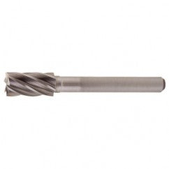 SB-6 Aluminum Cut Solid Carbide Bur-Cylindrical with End Cut - A1 Tooling