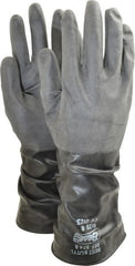 SHOWA - Size M (8), 14" Long, 14 mil, Unsupported, Butyl Chemical Resistant Gloves - A1 Tooling