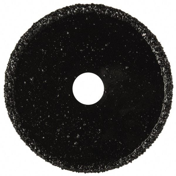 Disston - 2-1/2" Diam, 7/16" Arbor Hole Diam, Wet & Dry Cut Saw Blade - Tungsten Carbide-Tipped, Smooth Action, Standard Round Arbor - A1 Tooling