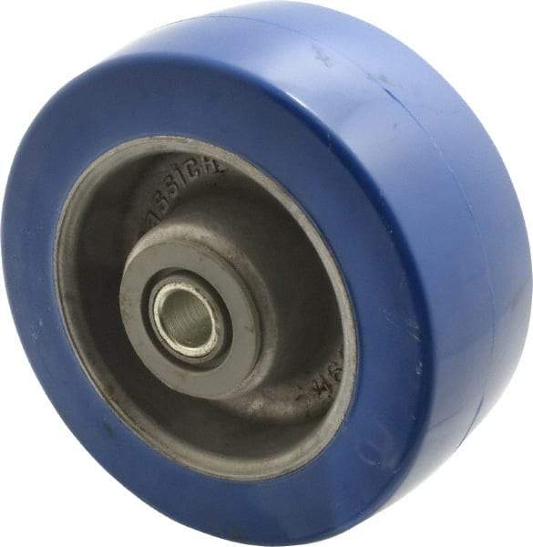 Albion - 5 Inch Diameter x 2 Inch Wide, Polyurethane Caster Wheel - 1,300 Lb. Capacity, 2-3/8 Inch Hub Length, 1/2 Inch Axle Diameter, Sealed Roller Bearing - A1 Tooling