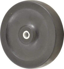 Albion - 4 Inch Diameter x 15/16 Inch Wide, Hard Rubber Caster Wheel - 135 Lb. Capacity, 1-5/32 Inch Hub Length, 5/16 Inch Axle Diameter, Self-Lube Bearing - A1 Tooling