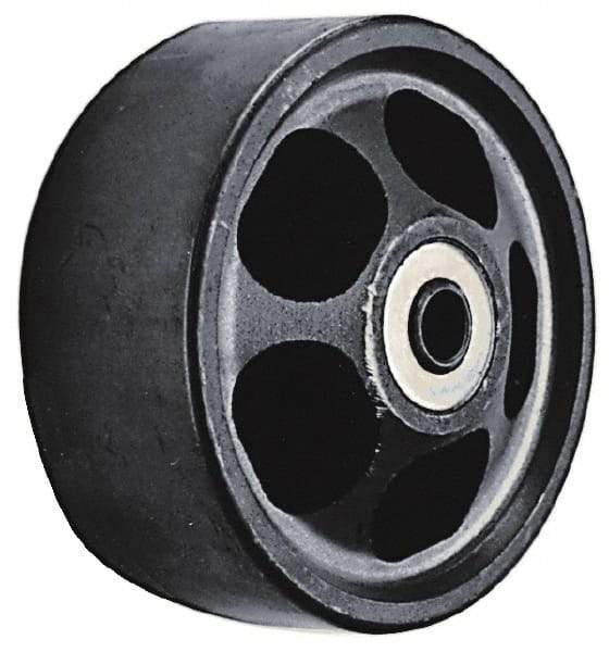 Albion - 8 Inch Diameter x 2 Inch Wide, Semi-Steel Caster Wheel - 1,650 Lb. Capacity, 2-3/8 Inch Hub Length, 1/2 Inch Axle Diameter, Roller Bearing - A1 Tooling