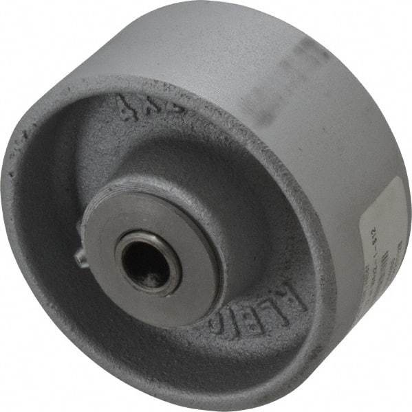 Albion - 4 Inch Diameter x 2 Inch Wide, Semi-Steel Caster Wheel - 900 Lb. Capacity, 2-3/8 Inch Hub Length, 1/2 Inch Axle Diameter, Roller Bearing - A1 Tooling