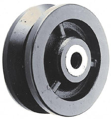 Albion - 6 Inch Diameter x 2-1/2 Inch Wide, Cast Iron Caster Wheel - 3,000 Lb. Capacity, 2-7/8 Inch Hub Length, 1/2 Inch Axle Diameter, Roller Bearing - A1 Tooling