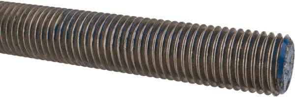 Made in USA - 1-8 UNC (Coarse), 6' Long, Stainless Steel Threaded Rod - Right Hand Thread - A1 Tooling