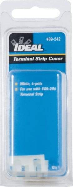 Ideal - 1.2mm High x 4.9" Long, Terminal Block Terminal Strip Cover - Use with 89-200 Series Terminal Strips - A1 Tooling