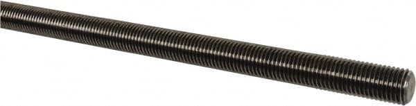 Value Collection - 1-8 UNC (Coarse), 6' Long, Alloy Steel Threaded Rod - Right Hand Thread - A1 Tooling