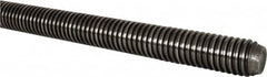 Value Collection - 1-1/2-6 UNC (Coarse), 6' Long, Alloy Steel Threaded Rod - Plain Finish, Right Hand Thread - A1 Tooling