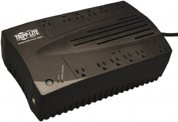 Tripp-Lite - 15 Amp, 750 VA, Tower Mount Line Interactive Backup Uninterruptible Power Supply - Backup 2 min with Full Load & 8.6 min with Half Load, 120 VAC Input & Output, 450 Watt Output, 1 Phases, 8 Outlets - A1 Tooling