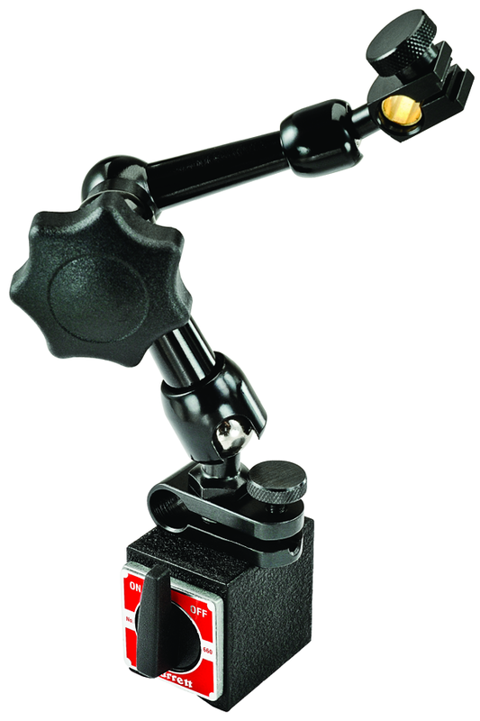 #660 - 1-3/16 x 1-9/16 x 1-3/8" Base Size  - Power On/Off with Triple-Jointed Arm - Magnetic Base Indicator Holder - A1 Tooling