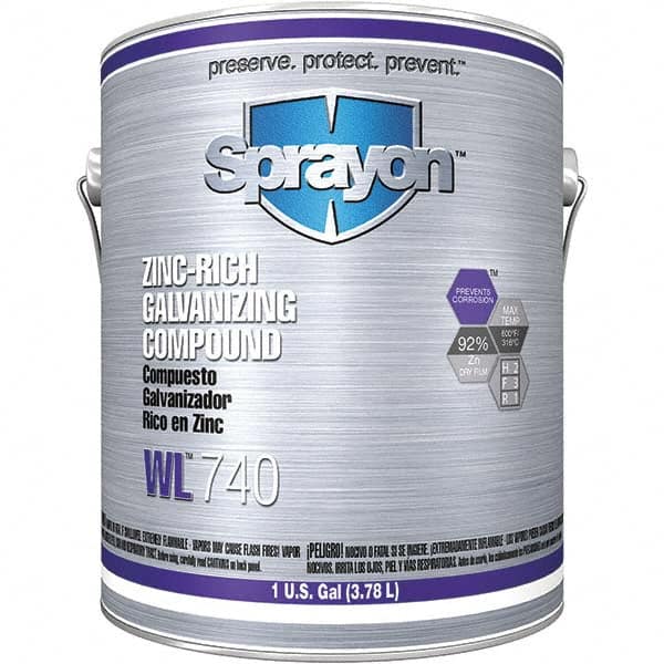 Sprayon - 1 Gal Zinc Cold Galvanizing Compound - Comes in Can - A1 Tooling