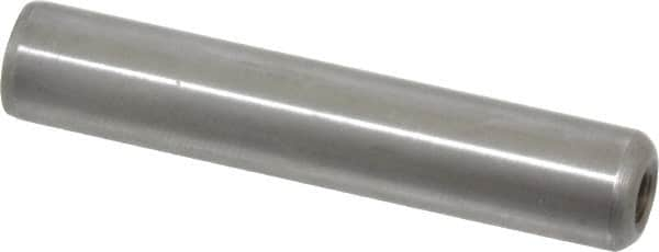 Gibraltar - 3/8" Diam x 2" Pin Length C-1215 Case Hardened Steel Pull Out Dowel Pin - 1 Beveled & 1 Threaded End - A1 Tooling