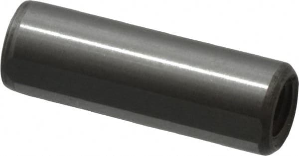 Gibraltar - 1/4" Diam x 3/4" Pin Length C-1215 Case Hardened Steel Pull Out Dowel Pin - 1 Beveled & 1 Threaded End - A1 Tooling