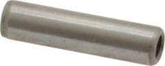 Gibraltar - 1/4" Diam x 1" Pin Length C-1215 Case Hardened Steel Pull Out Dowel Pin - 1 Beveled & 1 Threaded End - A1 Tooling