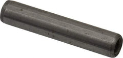 Gibraltar - 1/4" Diam x 1-1/4" Pin Length C-1215 Case Hardened Steel Pull Out Dowel Pin - 1 Beveled & 1 Threaded End - A1 Tooling