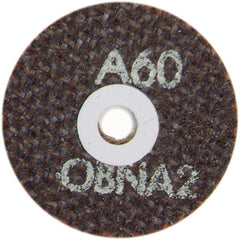 ‎1-1/2″ × 0.035″ × 1/4″ Small Diameter Cut-Off Wheel Type 01-Straight 60 Grit Aluminum Oxide - A1 Tooling