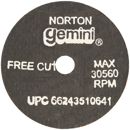 ‎2-1 /2″ × 0.060″ × 3/8″ Gemini Small Diameter Cut-Off Wheel Type 01 Straight Aluminum Oxide - A1 Tooling