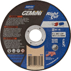 5 x .045 × 7/8″ Gemini RightCut Right Angle Cut-Off Wheel A 36 Q Type 01/41 - A1 Tooling