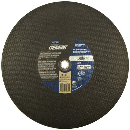 16″ × 1/8″ × 1″ Metal High Speed Cut-Off Wheel Type 01 Straight 24 Grit Aluminum Oxide - A1 Tooling