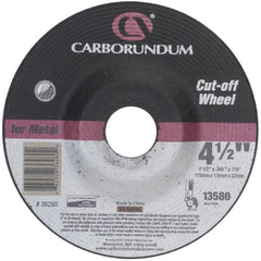 ‎9″ × 1/4″ × 5/8″-11 T270 Carbo White A24 Grit Depressed Center Wheel - A1 Tooling