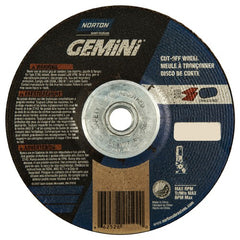 6″ × 1/8″ × 5/8″ Gemini Non-Woven Depressed Center Wheel Type 27 - A1 Tooling