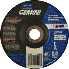 6″ × 3/32″ × 7/8″ Gemini Non-Woven Depressed Center Wheel Type 27 30 Grit - A1 Tooling