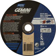 7″ × 0.045″ × 7/8″ Small Diameter Cut-Off Wheel Gemini RightCut SS 60 Grit - A1 Tooling