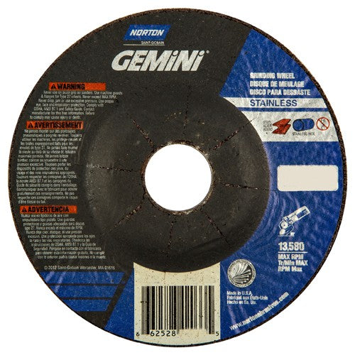 ‎4-1/2″ × 1/4″ × 7/8″ Gemini Non-Woven Depressed Center Wheel Type 27 30 Grit - A1 Tooling