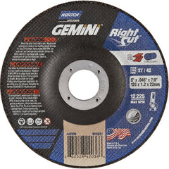 5 x .045 × 7/8″ Gemini RightCut Cutting Wheel A 24 Q BDA Type 27/42 - A1 Tooling