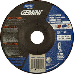 5″ × 0.090″ × 7/8″ Gemini Non-Woven Depressed Center Wheel Type 27 - A1 Tooling