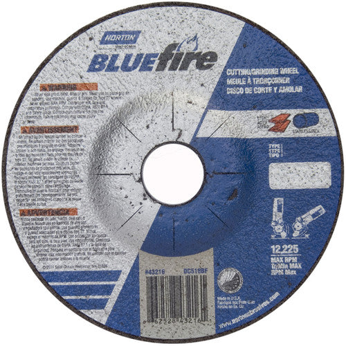 5 × 1/8 × 7/8″ BlueFire Grinding Wheel ZA 30 U Type 27 - A1 Tooling