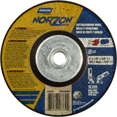 5″ × 1/8″ × 5/8″ NorZon Plus Non-Woven Depressed Center Wheel Type 27 - A1 Tooling