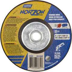 5″ × 1/4″ × 5/8″ NorZon Plus Non-Woven Depressed Center Wheel Type 27 - A1 Tooling