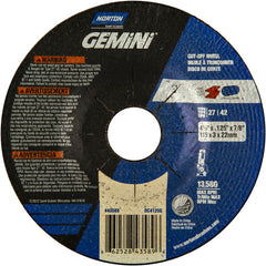 ‎4-1/2 x .125 × 7/8″ Gemini Cutting Wheel A 24 T BDA3 Type 27/42 - A1 Tooling