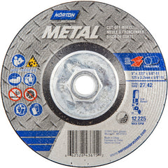 ‎5″ × 1/8″ × 5/8″-11 Gemini Non-Woven Depressed Center Wheel Type 27 24 Grit Aluminum Oxide - A1 Tooling