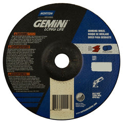 7 × 1/4 × 7/8″ Gemini Long Life Grinding Wheel A 24 R Type 27 - A1 Tooling