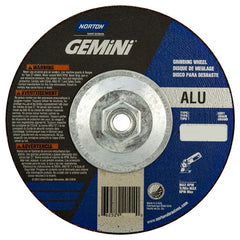 ‎7″ × 1/4″ × 5/8″-11 Gemini Non-Woven Depressed Center Wheel Type 27 24 Grit - A1 Tooling