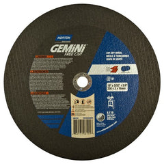 10″ × 0.09375″ × 5/8″ Gemini Stationary Saw Type 01 Straight Cut-Off Wheel Aluminum Oxide - A1 Tooling