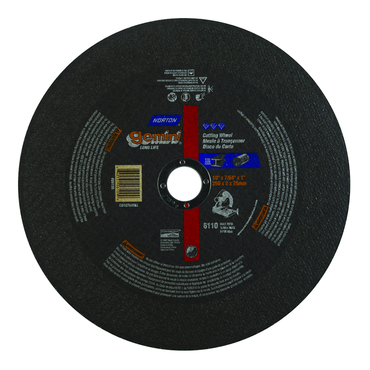 20 x 3/16 x 1" - Long Life - Gemini Resin Bond Reinforced Cut-Off Wheel - A1 Tooling