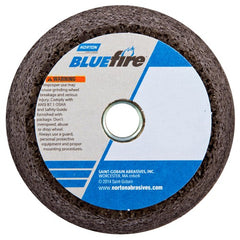 4″ / 3″ × 2″ × 5/8″-11 Snagging Wheel Blue Fire Type 11 Flaring Cup 16 Grit - A1 Tooling