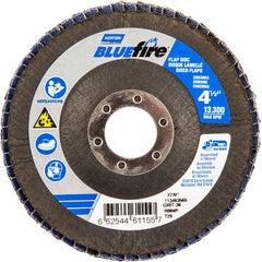 ‎4-1/2 × 7/8″ BlueFire Fiberglass Conical Flap Disc Type 29 P36 Grit R884P Zirconia Alumina - A1 Tooling