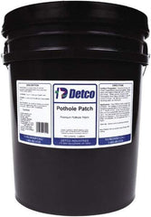 Detco - 5 Gal Pothole Patch - Black, 5 Sq Ft Coverage - A1 Tooling