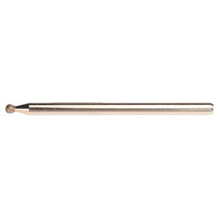 1/8″ - Electroplated CBN Mandrel-100 Grit - Spherical Ball end - A1 Tooling